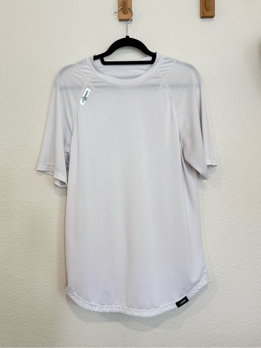 Legends Enzo White Performance Short Sleeve Sports Tee